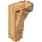 Ekena Millwork Imperial Arts and Crafts Rough Sawn Bracket w/ Offset Brace, Western Red Cedar, 8"W x 18"D x 26"H BKT0806X18X26IMP03RWR - alternate 1